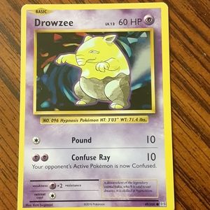 Drowzee Pokemon Card
